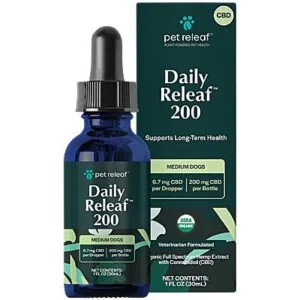 Pet Releaf Daily Releaf 200mg Hemp Oil for Sale